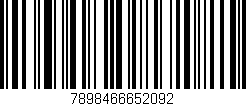 Código de barras (EAN, GTIN, SKU, ISBN): '7898466652092'