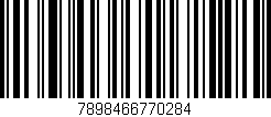 Código de barras (EAN, GTIN, SKU, ISBN): '7898466770284'