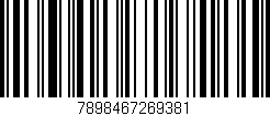 Código de barras (EAN, GTIN, SKU, ISBN): '7898467269381'