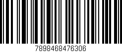 Código de barras (EAN, GTIN, SKU, ISBN): '7898468476306'