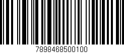 Código de barras (EAN, GTIN, SKU, ISBN): '7898468500100'