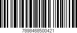 Código de barras (EAN, GTIN, SKU, ISBN): '7898468500421'