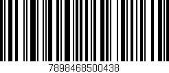 Código de barras (EAN, GTIN, SKU, ISBN): '7898468500438'
