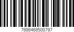 Código de barras (EAN, GTIN, SKU, ISBN): '7898468500797'