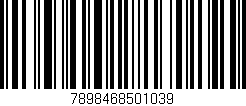 Código de barras (EAN, GTIN, SKU, ISBN): '7898468501039'