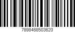 Código de barras (EAN, GTIN, SKU, ISBN): '7898468503620'