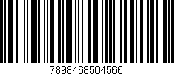 Código de barras (EAN, GTIN, SKU, ISBN): '7898468504566'