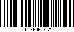 Código de barras (EAN, GTIN, SKU, ISBN): '7898468507772'