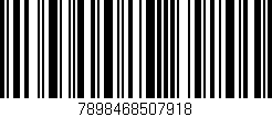 Código de barras (EAN, GTIN, SKU, ISBN): '7898468507918'