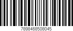Código de barras (EAN, GTIN, SKU, ISBN): '7898468508045'
