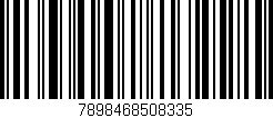 Código de barras (EAN, GTIN, SKU, ISBN): '7898468508335'