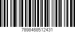 Código de barras (EAN, GTIN, SKU, ISBN): '7898468512431'