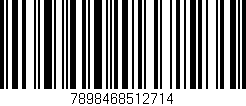 Código de barras (EAN, GTIN, SKU, ISBN): '7898468512714'
