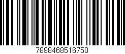 Código de barras (EAN, GTIN, SKU, ISBN): '7898468516750'