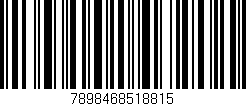 Código de barras (EAN, GTIN, SKU, ISBN): '7898468518815'