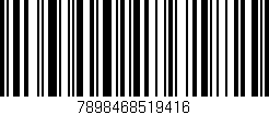 Código de barras (EAN, GTIN, SKU, ISBN): '7898468519416'