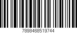 Código de barras (EAN, GTIN, SKU, ISBN): '7898468519744'