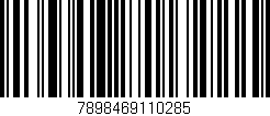 Código de barras (EAN, GTIN, SKU, ISBN): '7898469110285'