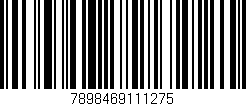 Código de barras (EAN, GTIN, SKU, ISBN): '7898469111275'