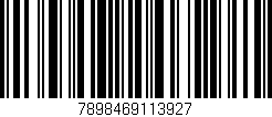 Código de barras (EAN, GTIN, SKU, ISBN): '7898469113927'