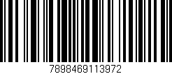 Código de barras (EAN, GTIN, SKU, ISBN): '7898469113972'