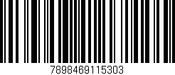 Código de barras (EAN, GTIN, SKU, ISBN): '7898469115303'