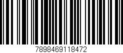 Código de barras (EAN, GTIN, SKU, ISBN): '7898469118472'