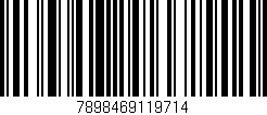 Código de barras (EAN, GTIN, SKU, ISBN): '7898469119714'