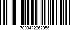 Código de barras (EAN, GTIN, SKU, ISBN): '7898472262056'