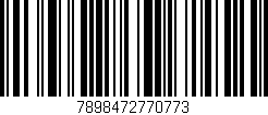 Código de barras (EAN, GTIN, SKU, ISBN): '7898472770773'