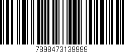 Código de barras (EAN, GTIN, SKU, ISBN): '7898473139999'