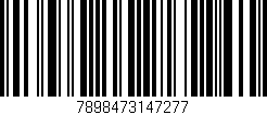 Código de barras (EAN, GTIN, SKU, ISBN): '7898473147277'