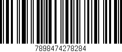 Código de barras (EAN, GTIN, SKU, ISBN): '7898474278284'