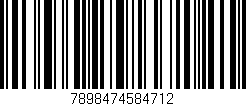 Código de barras (EAN, GTIN, SKU, ISBN): '7898474584712'