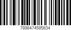 Código de barras (EAN, GTIN, SKU, ISBN): '7898474585634'