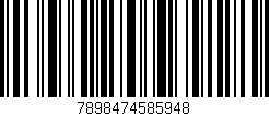 Código de barras (EAN, GTIN, SKU, ISBN): '7898474585948'