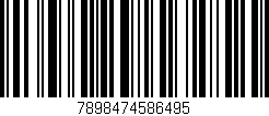 Código de barras (EAN, GTIN, SKU, ISBN): '7898474586495'