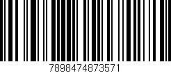 Código de barras (EAN, GTIN, SKU, ISBN): '7898474873571'