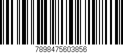 Código de barras (EAN, GTIN, SKU, ISBN): '7898475603856'