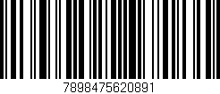 Código de barras (EAN, GTIN, SKU, ISBN): '7898475620891'