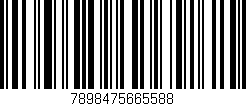 Código de barras (EAN, GTIN, SKU, ISBN): '7898475665588'