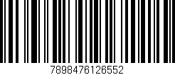 Código de barras (EAN, GTIN, SKU, ISBN): '7898476126552'