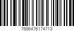 Código de barras (EAN, GTIN, SKU, ISBN): '7898476174713'