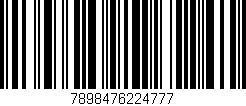 Código de barras (EAN, GTIN, SKU, ISBN): '7898476224777'