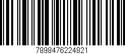 Código de barras (EAN, GTIN, SKU, ISBN): '7898476224821'