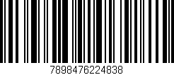 Código de barras (EAN, GTIN, SKU, ISBN): '7898476224838'