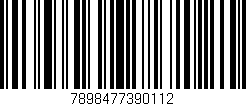 Código de barras (EAN, GTIN, SKU, ISBN): '7898477390112'