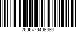 Código de barras (EAN, GTIN, SKU, ISBN): '7898478496868'