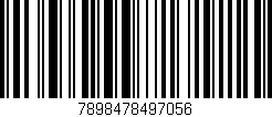 Código de barras (EAN, GTIN, SKU, ISBN): '7898478497056'