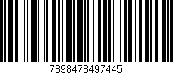 Código de barras (EAN, GTIN, SKU, ISBN): '7898478497445'